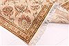 Tabriz Beige Hand Knotted 83 X 100 Area Rug 254-29471 Thumb 10