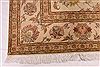 Tabriz Beige Hand Knotted 83 X 100 Area Rug 254-29471 Thumb 2