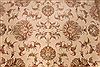 Tabriz Beige Hand Knotted 83 X 100  Area Rug 254-29471 Thumb 3
