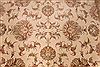 Tabriz Beige Hand Knotted 83 X 100 Area Rug 254-29471 Thumb 3