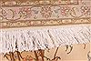 Tabriz Beige Hand Knotted 83 X 100 Area Rug 254-29471 Thumb 8
