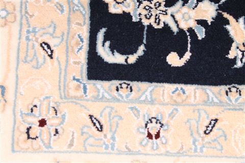 Nain Beige Hand Knotted 83 X 103 Area Rug 254-29474 Image 5