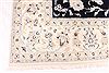 Nain Beige Hand Knotted 83 X 103  Area Rug 254-29474 Thumb 2