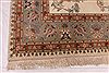 Tabriz Beige Hand Knotted 80 X 102 Area Rug 254-29476 Thumb 2