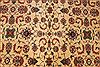 Tabriz Beige Hand Knotted 82 X 102  Area Rug 254-29477 Thumb 3