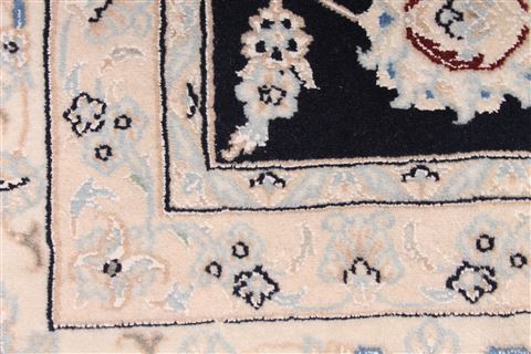 Nain Beige Hand Knotted 82 X 98 Area Rug 254-29479 Image 5