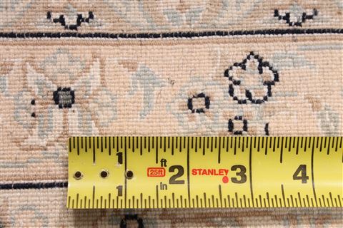 Nain Beige Hand Knotted 82 X 98 Area Rug 254-29479 Image 7