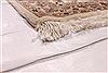 Tabriz Beige Hand Knotted 81 X 102 Area Rug 254-29480 Thumb 1