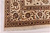 Tabriz Beige Hand Knotted 81 X 102 Area Rug 254-29480 Thumb 2