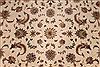 Tabriz Beige Hand Knotted 81 X 102 Area Rug 254-29480 Thumb 3