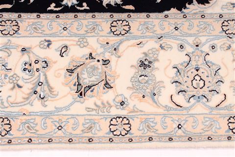 Nain Beige Hand Knotted 84 X 103 Area Rug 254-29482 Image 4