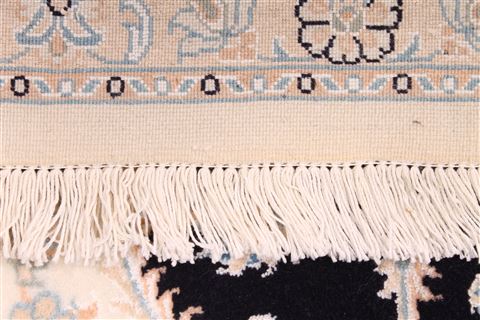 Nain Beige Hand Knotted 84 X 103 Area Rug 254-29482 Image 6