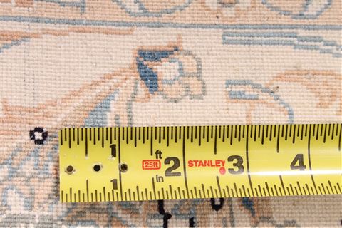 Nain Beige Hand Knotted 84 X 103 Area Rug 254-29482 Image 7