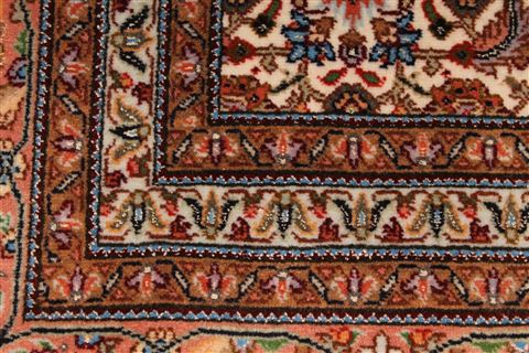 Mahi Beige Hand Knotted 83 X 96 Area Rug 254-29483 Image 5