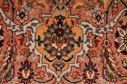 Mahi Beige Hand Knotted 83 X 96 Area Rug 254-29483 Image 6