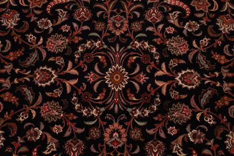 Tabriz Beige Hand Knotted 85 X 98 Area Rug 254-29484 Image 3
