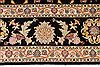 Tabriz Beige Hand Knotted 82 X 100  Area Rug 254-29485 Thumb 4