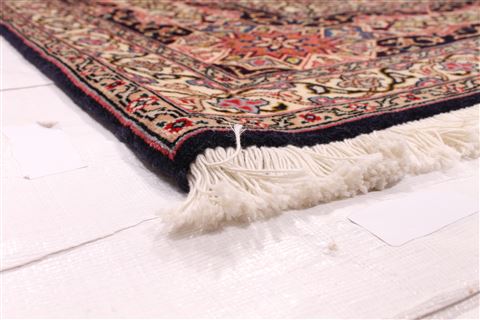 Tabriz Multicolor Hand Knotted 84 X 100 Area Rug 254-29488 Image 1