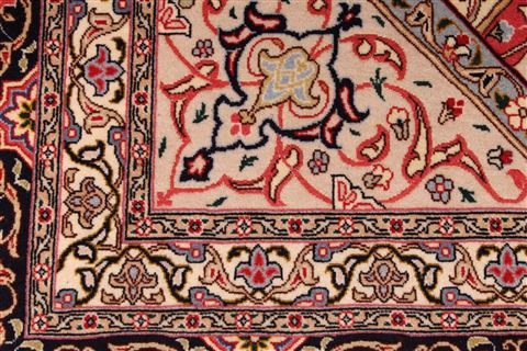 Tabriz Multicolor Hand Knotted 84 X 100 Area Rug 254-29488 Image 5
