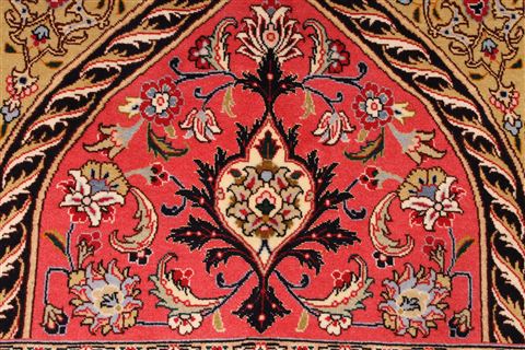 Tabriz Multicolor Hand Knotted 84 X 100 Area Rug 254-29488 Image 6
