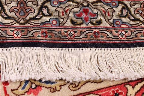 Tabriz Multicolor Hand Knotted 84 X 100 Area Rug 254-29488 Image 7