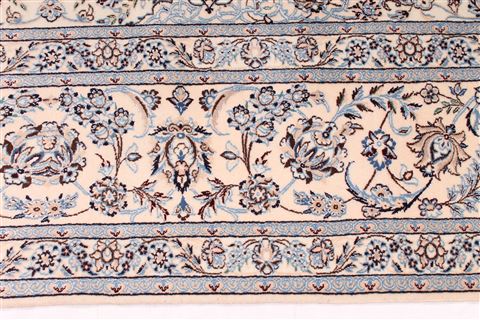 Nain Blue Hand Knotted 83 X 910 Area Rug 254-29489 Image 4
