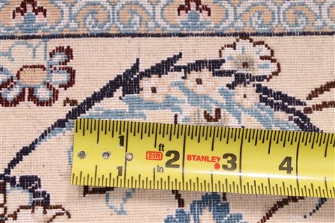 Nain Blue Hand Knotted 83 X 910 Area Rug 254-29489 Image 7