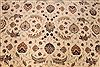 Tabriz Beige Hand Knotted 84 X 100 Area Rug 254-29490 Thumb 3