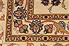 Tabriz Beige Hand Knotted 84 X 100 Area Rug 254-29490 Thumb 5