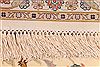 Tabriz Beige Hand Knotted 84 X 100 Area Rug 254-29490 Thumb 6