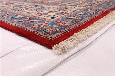 Nain Blue Hand Knotted 67 X 99 Area Rug 254-29491 Image 1
