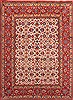 Isfahan Beige Hand Knotted 74 X 101  Area Rug 254-29493 Thumb 0