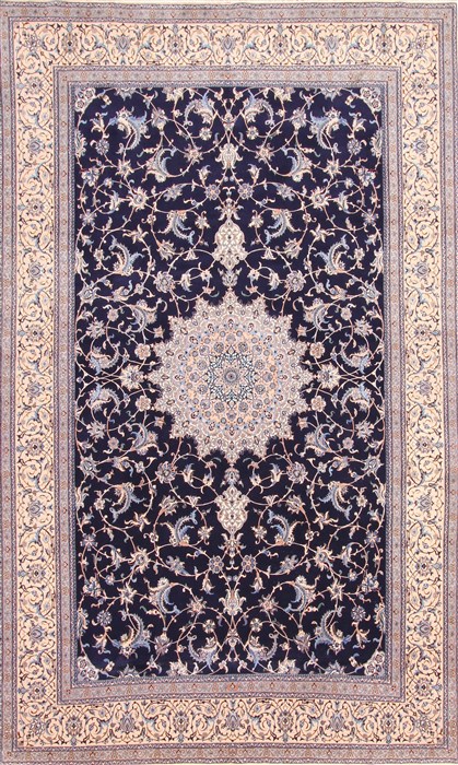 Nain Beige Hand Knotted 610 X 112 Area Rug 254-29494 Image 0