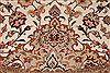 Tabriz Beige Round Hand Knotted 98 X 98  Area Rug 254-29495 Thumb 4
