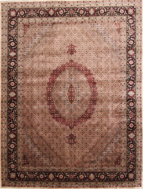Mahi Beige Hand Knotted 90 X 120  Area Rug 254-29498 Image 0