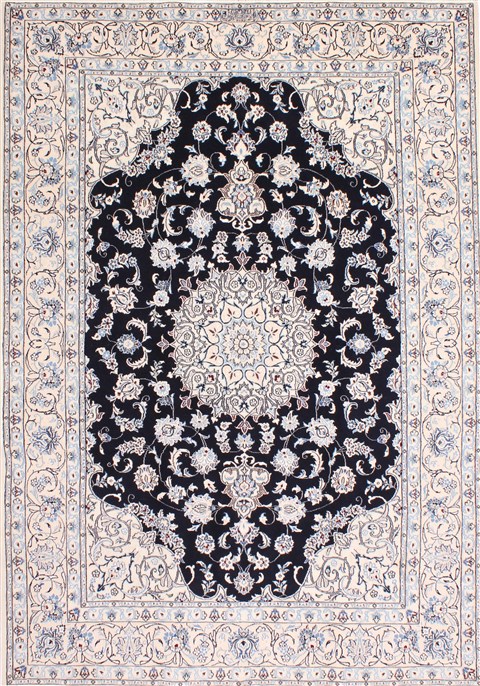 Nain Beige Hand Knotted 55 X 710 Area Rug 254-29504 Image 0