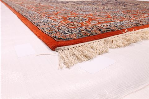 Isfahan Beige Hand Knotted 51 X 710 Area Rug 254-29507 Image 1