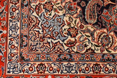 Isfahan Beige Hand Knotted 51 X 710 Area Rug 254-29507 Image 5