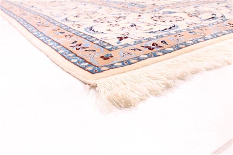 Nain Beige Square Hand Knotted 610 X 610 Area Rug 254-29509 Image 1