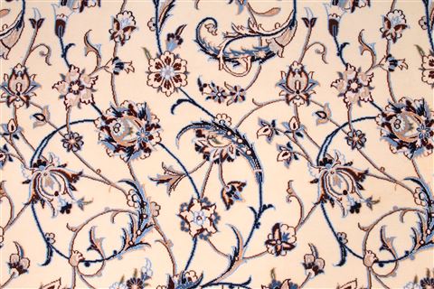Nain Beige Square Hand Knotted 610 X 610 Area Rug 254-29509 Image 3