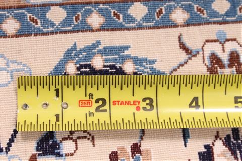 Nain Beige Square Hand Knotted 610 X 610 Area Rug 254-29509 Image 8