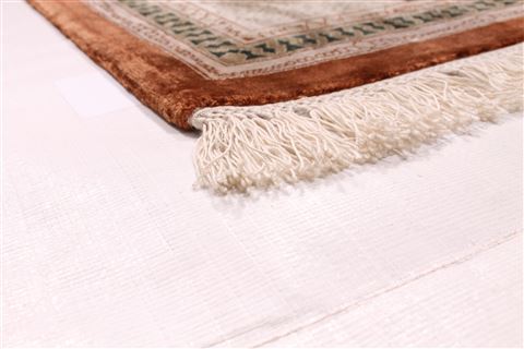 Gabbeh Beige Hand Knotted 58 X 82 Area Rug 254-29512 Image 1