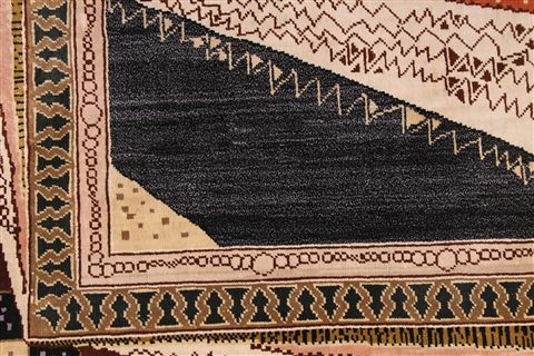 Gabbeh Beige Hand Knotted 58 X 82 Area Rug 254-29512 Image 5