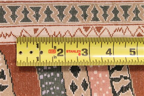 Gabbeh Beige Hand Knotted 58 X 82 Area Rug 254-29512 Image 7