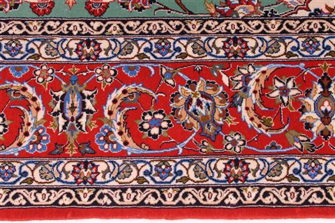 Isfahan Beige Hand Knotted 50 X 80 Area Rug 254-29513 Image 4