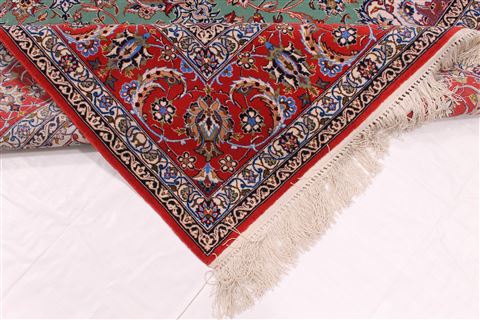 Isfahan Beige Hand Knotted 50 X 80 Area Rug 254-29513 Image 8