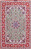 Isfahan Beige Hand Knotted 50 X 80  Area Rug 254-29513 Thumb 0