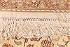 Qum Beige Hand Knotted 52 X 79  Area Rug 254-29516 Thumb 6