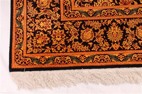 Qum Beige Square Hand Knotted 65 X 65 Area Rug 254-29519 Image 2