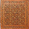 Qum Beige Square Hand Knotted 65 X 65 Area Rug 254-29519 Thumb 0